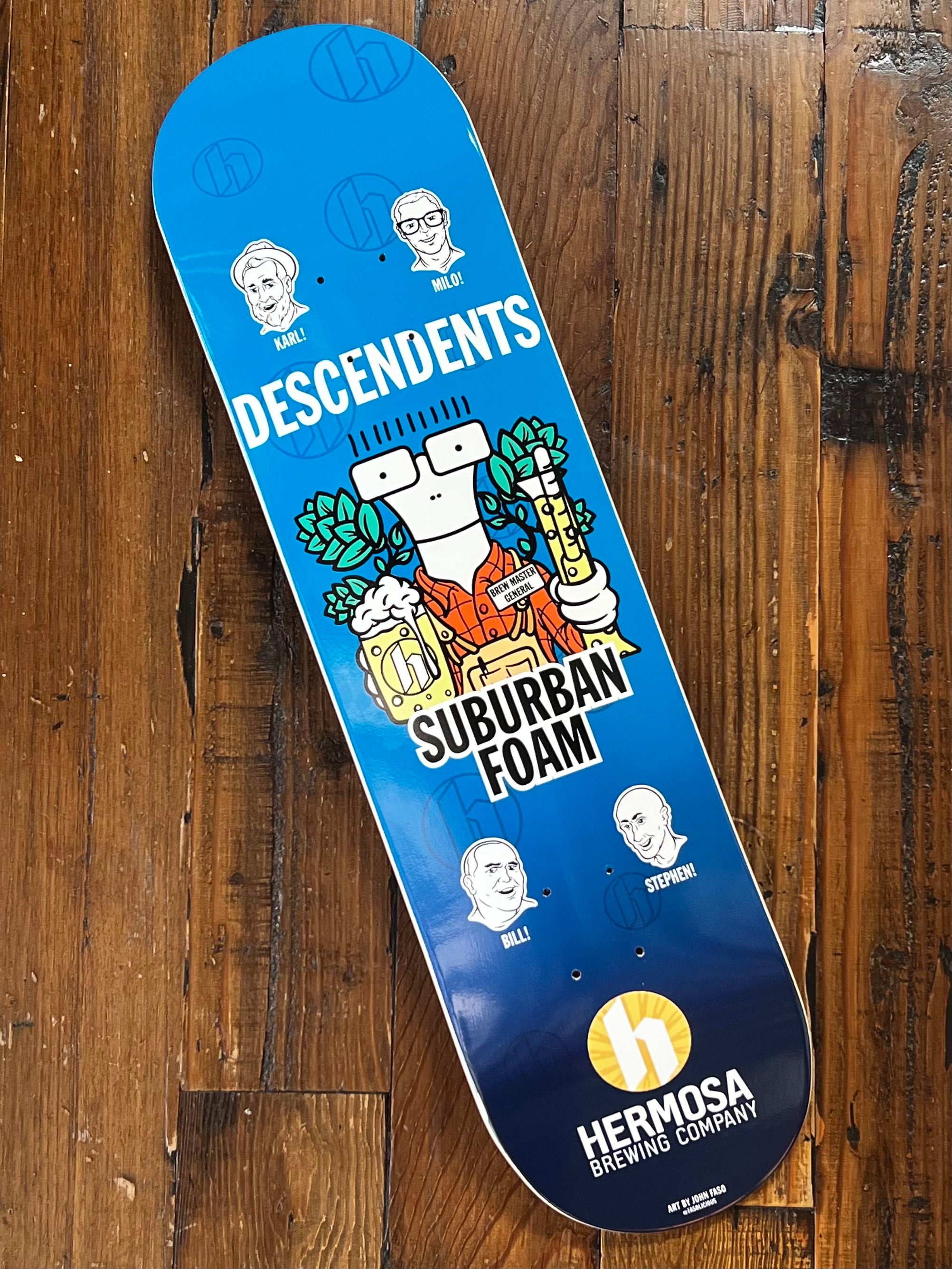 Descendents “Live Cartoon” Skate Deck 2023 | buzzcat records